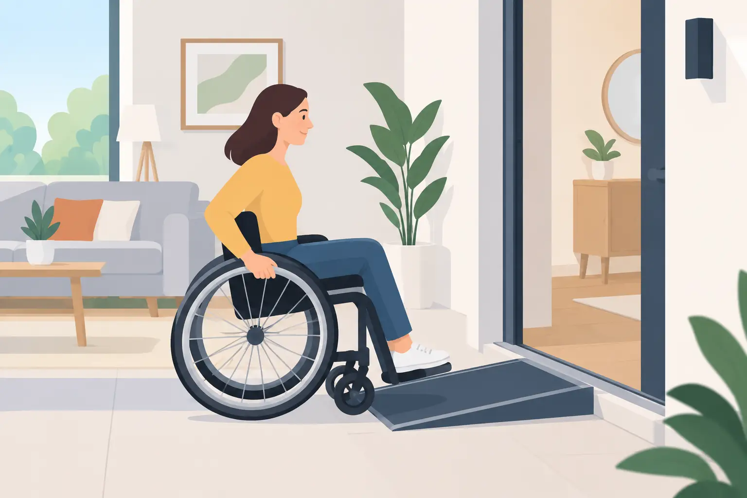 Accessibilité domicile sans travaux lourds