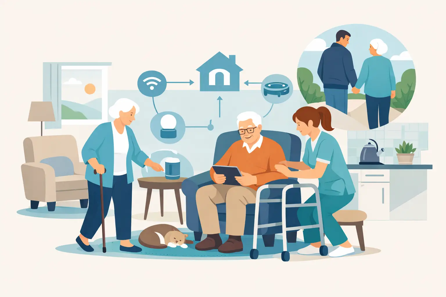 Autonomie à domicile des personnes âgées