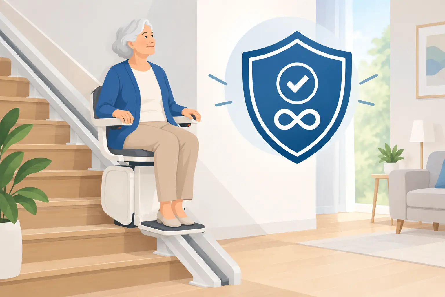 Garantie à vie pour un monte escalier : que couvre-t-elle ?
