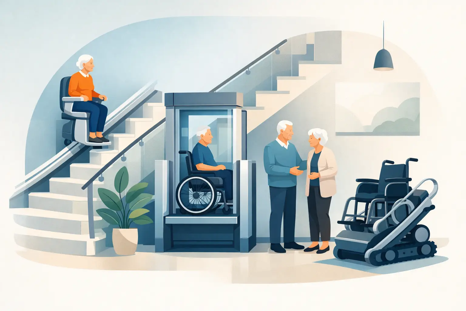 Les meilleures solutions autonomie escalier