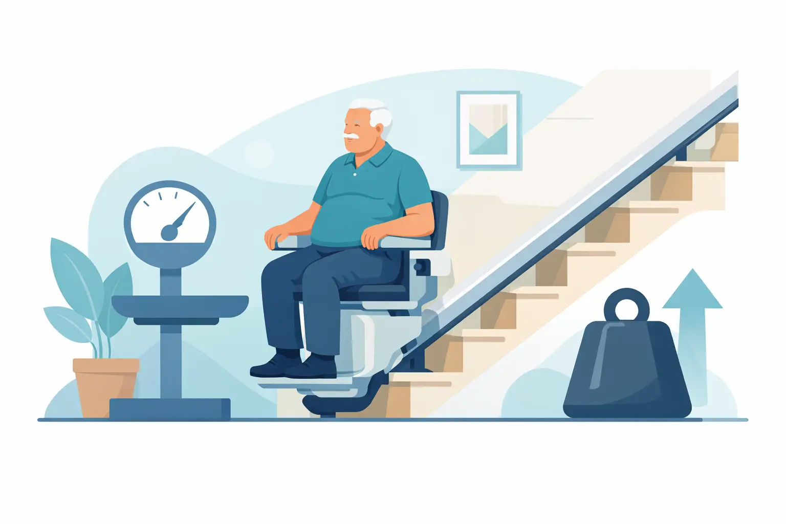 Quel poids supporte un monte-escalier ?