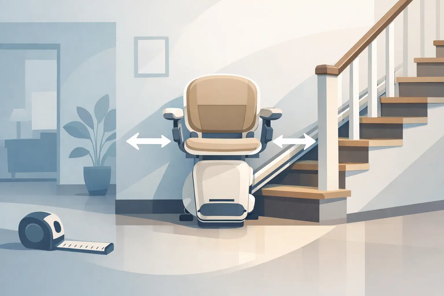 Quelle largeur pour un monte-escalier ?