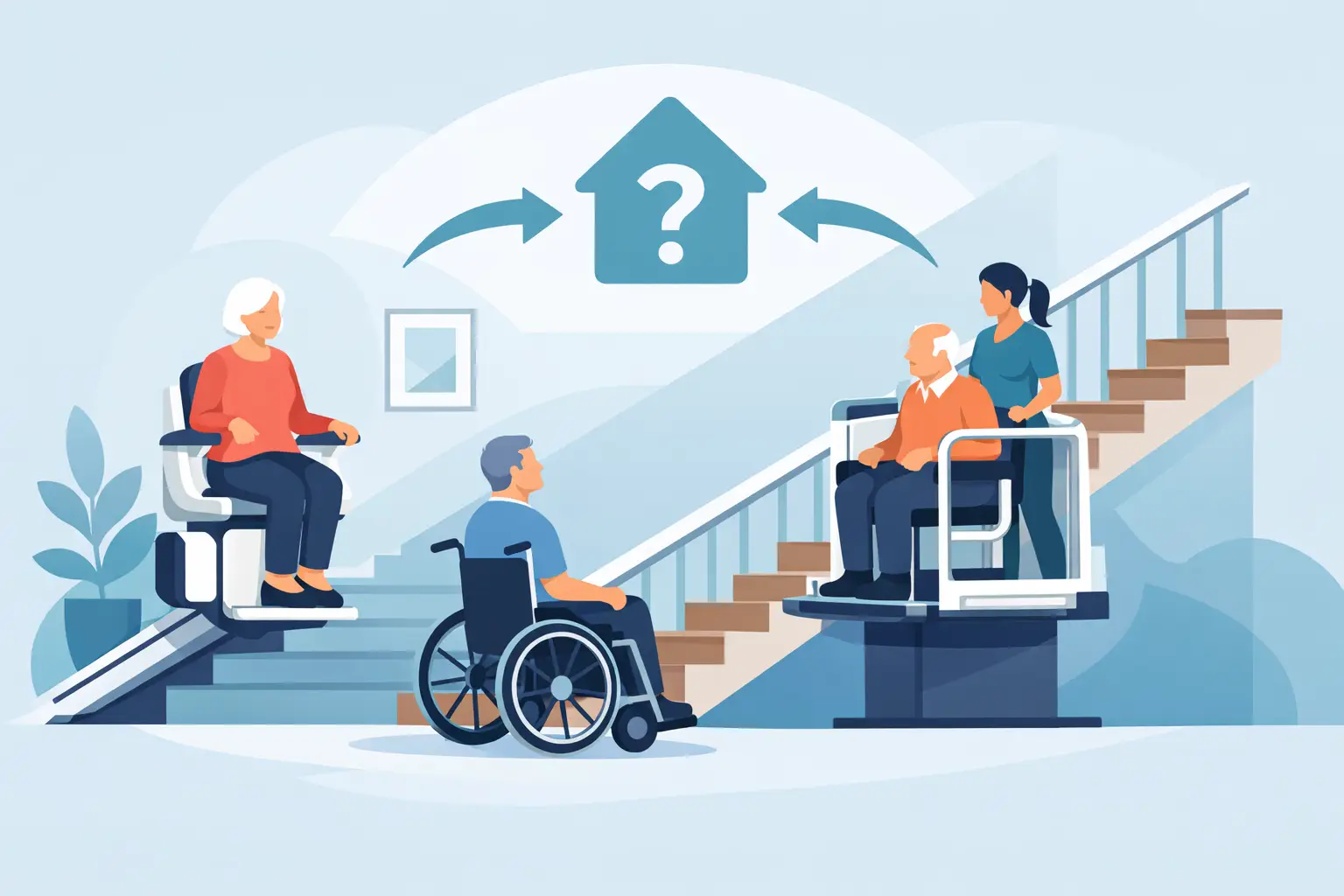 Quelle solution escalier personne à mobilité réduite ?