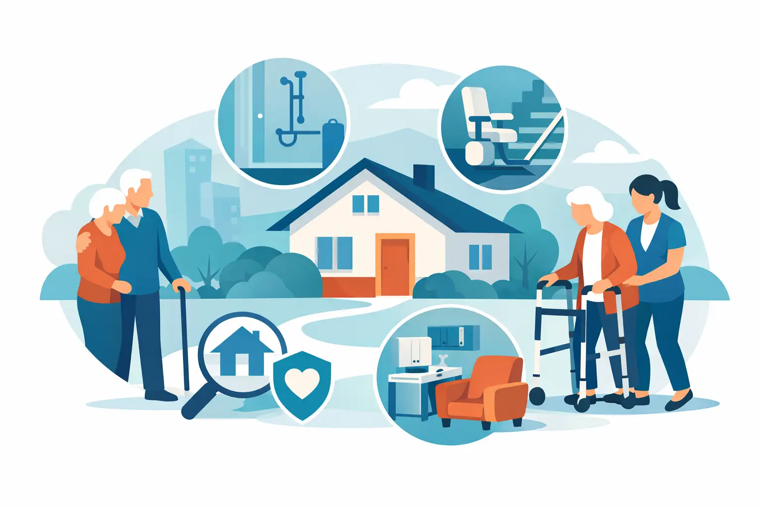 Tendances adaptation logement vieillissement