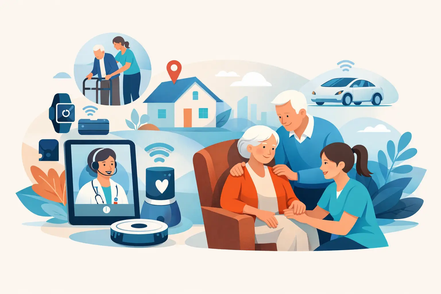 Tendances maintien à domicile seniors en 2026